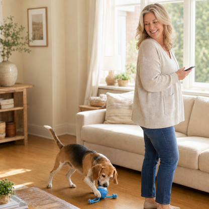 (Buy 1 Get 1 FREE) - Sound-Activated Interactive Rolling Ball Dog Toy