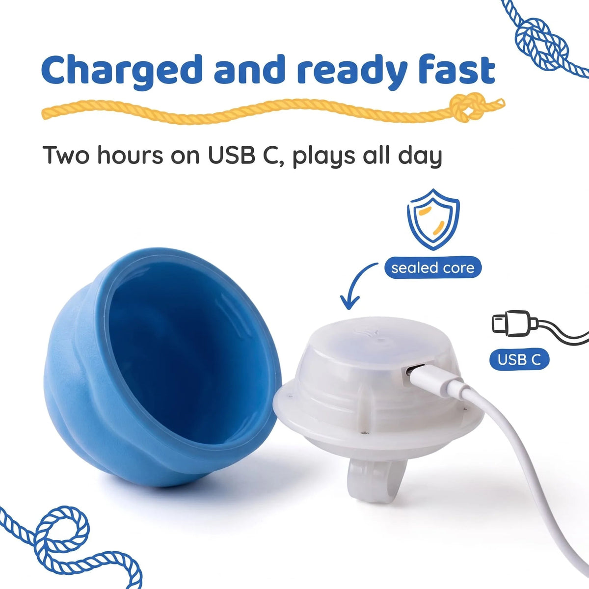 (Buy 1 Get 1 FREE) - Sound-Activated Interactive Rolling Ball Dog Toy