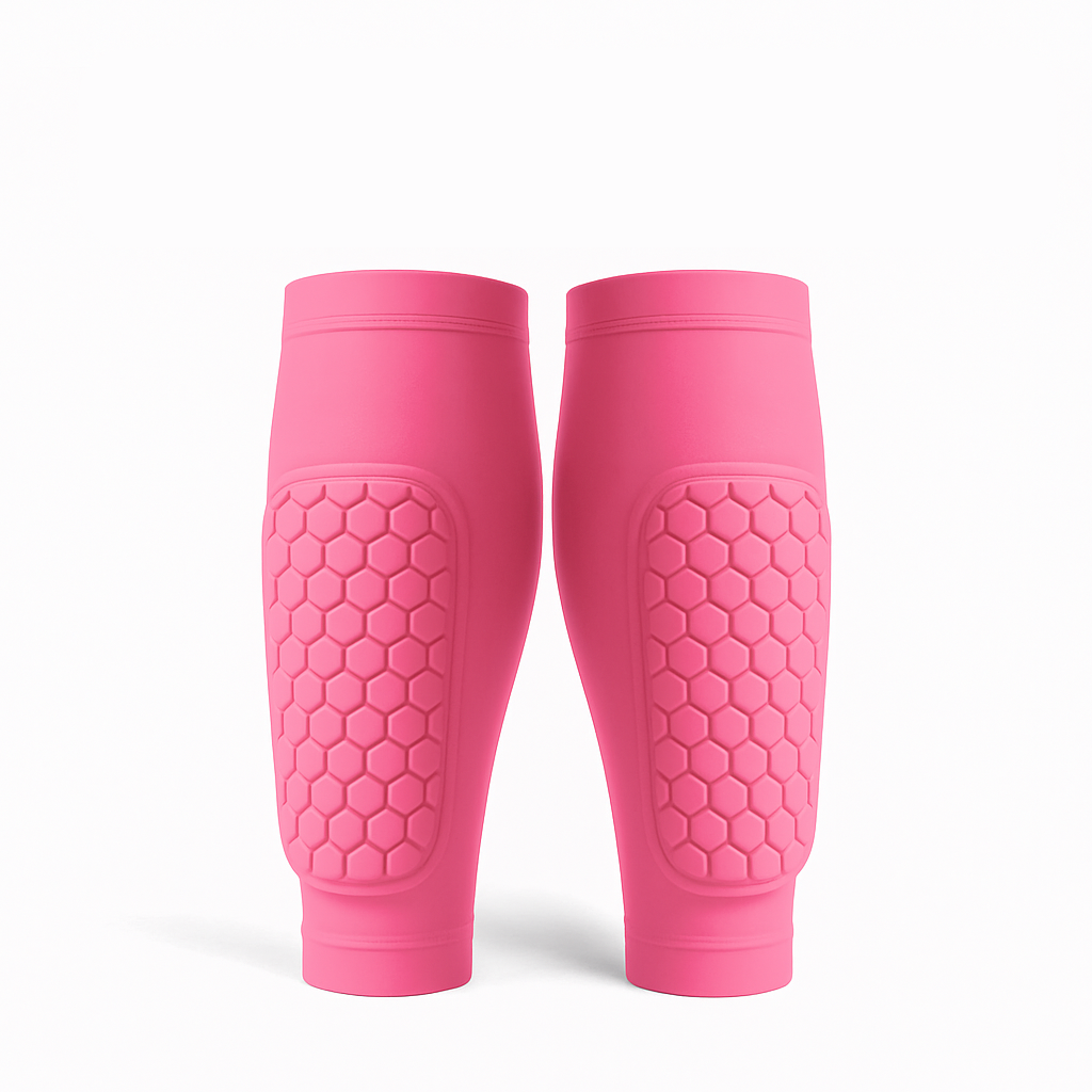 Soccer Shin Guard Sleeves for Kids & Adults – Lightweight Padding