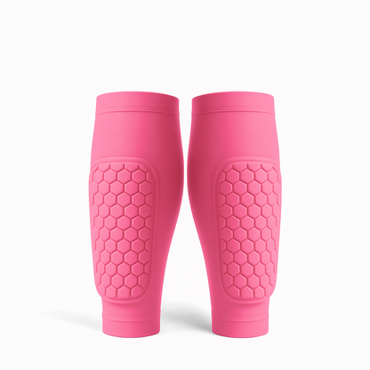 Soccer Shin Guard Sleeves for Kids & Adults – Lightweight Padding