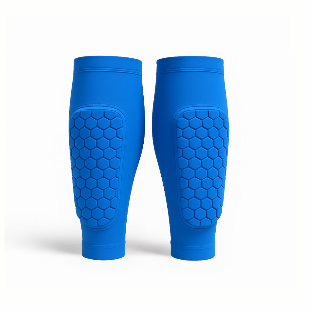 Soccer Shin Guard Sleeves for Kids & Adults – Lightweight Padding