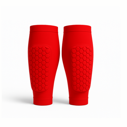 Soccer Shin Guard Sleeves for Kids & Adults – Lightweight Padding